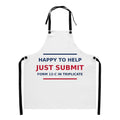 Just Submit Form 12-C In Triplicate funny coworker apron, front view