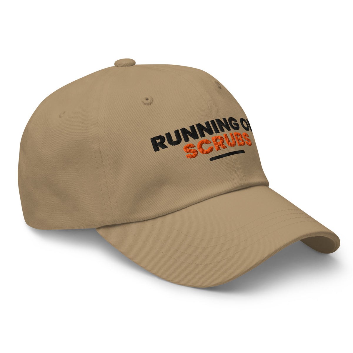Running On Scrubs dad hat by Little Laughs Co.