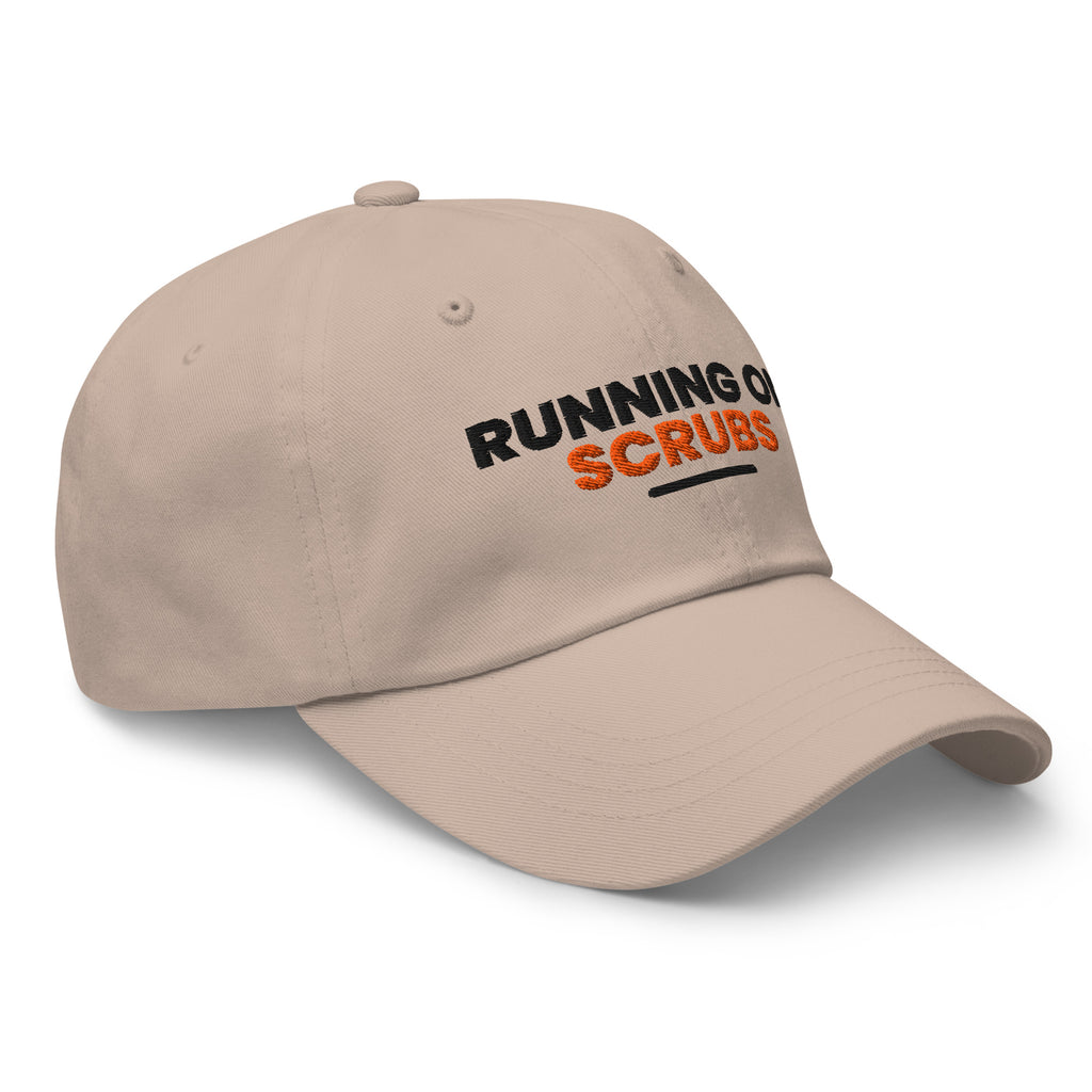Running On Scrubs dad hat by Little Laughs Co.