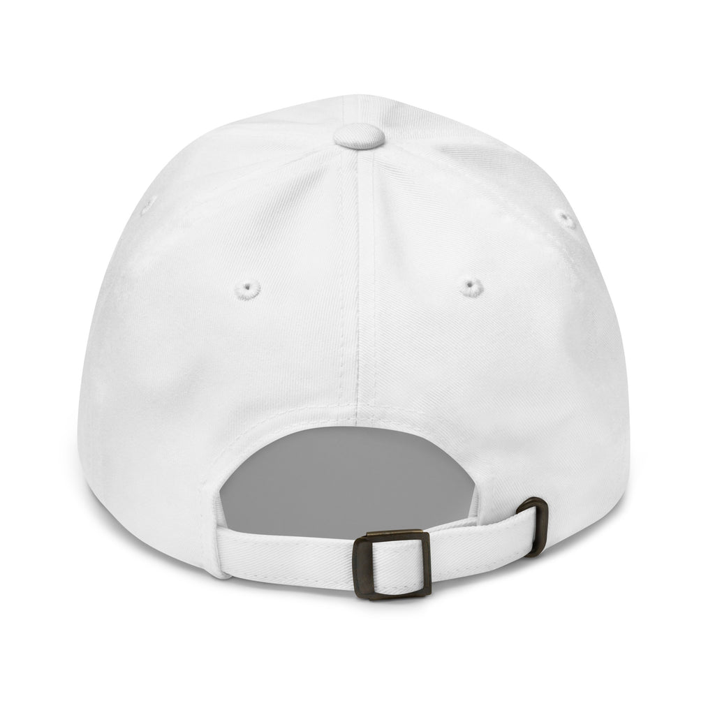 Personality Loading... Please Add Coffee coffee lover dad hat in White, back view