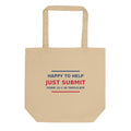 Just Submit Form 12-C In Triplicate funny coworker tote bag, front view
