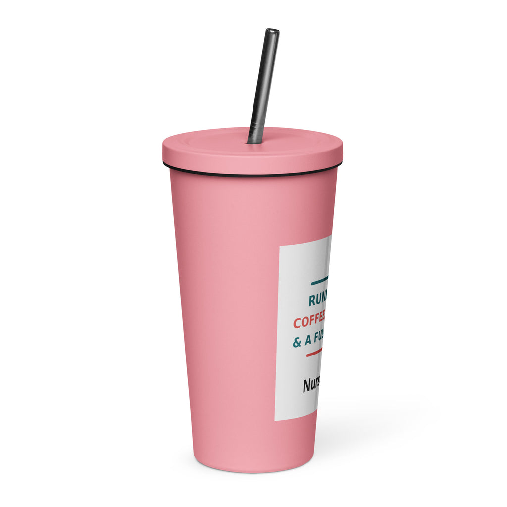 Running On Coffee, Charting & A Full Bladder tumbler by Little Laughs Co.