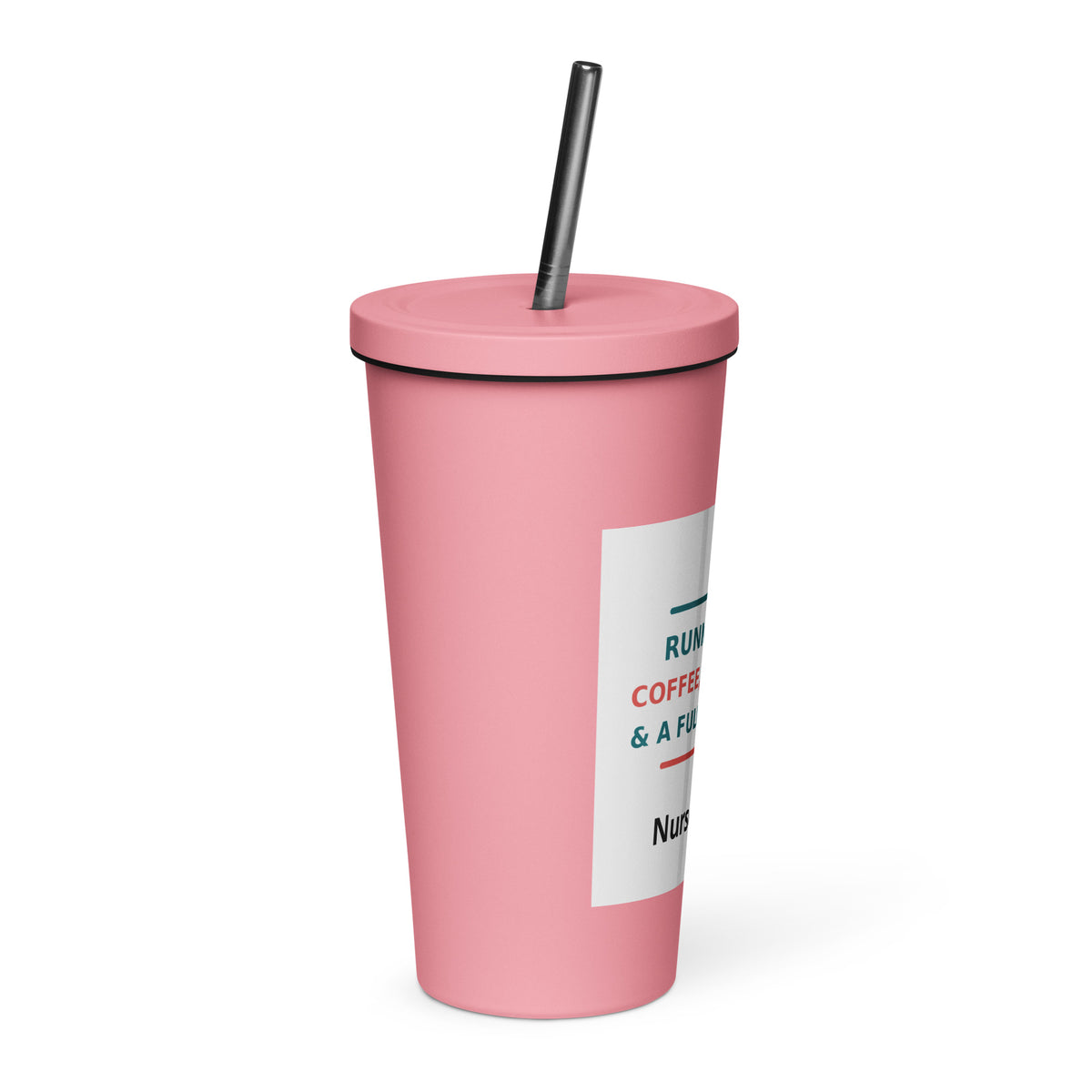 Running On Coffee, Charting & A Full Bladder tumbler by Little Laughs Co.