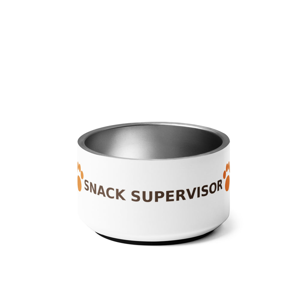 Snack Supervisor pet bowl by Little Laughs Co.