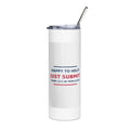 Just Submit Form 12-C In Triplicate funny coworker tumbler, front view