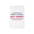 Just Submit Form 12-C In Triplicate funny coworker sherpa blanket, front view