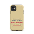 Just Submit Form 12-C In Triplicate funny coworker iPhone case in Manila, front view