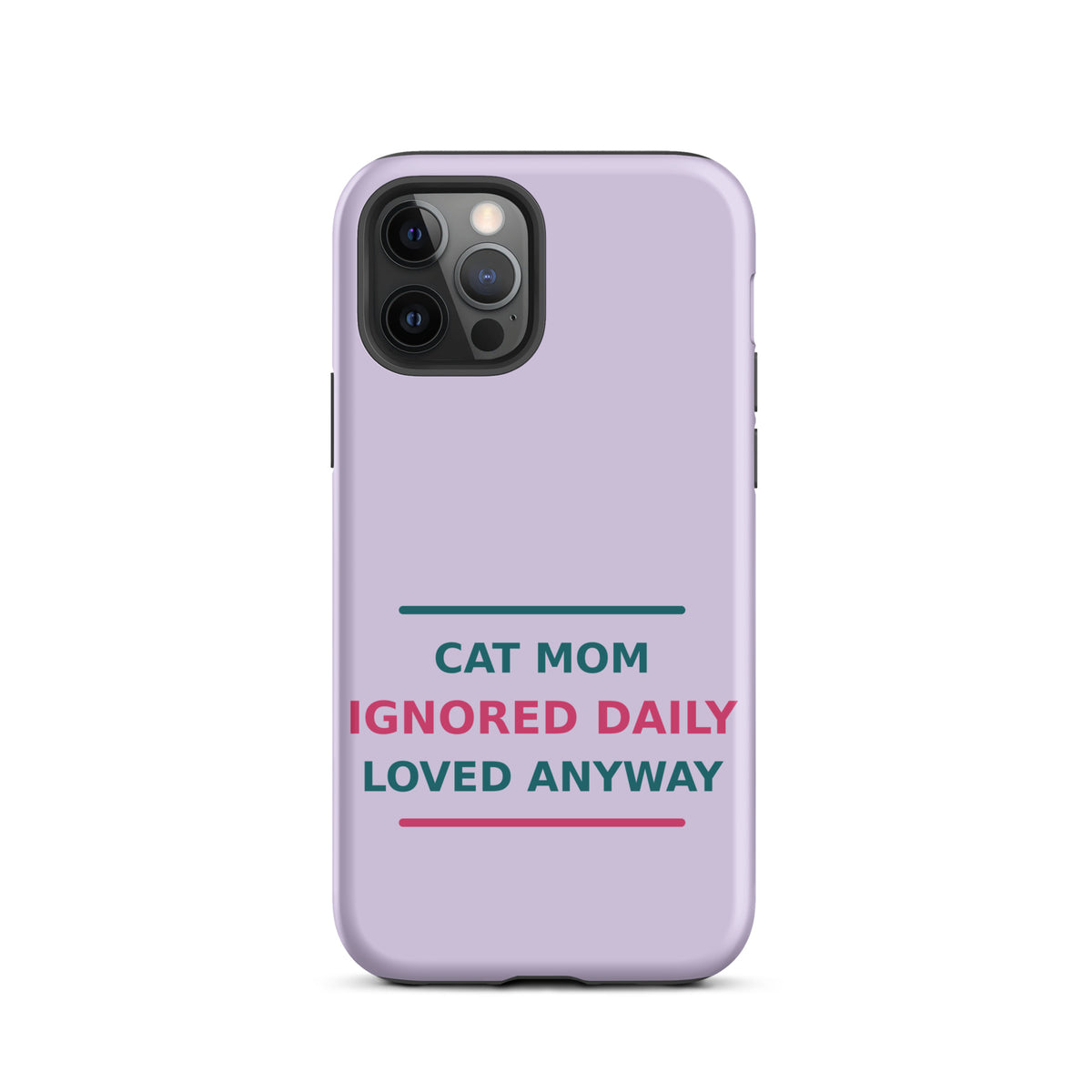 Teaching Is Easy, Said No One Ever funny teacher iPhone case in Chalkboard, front view