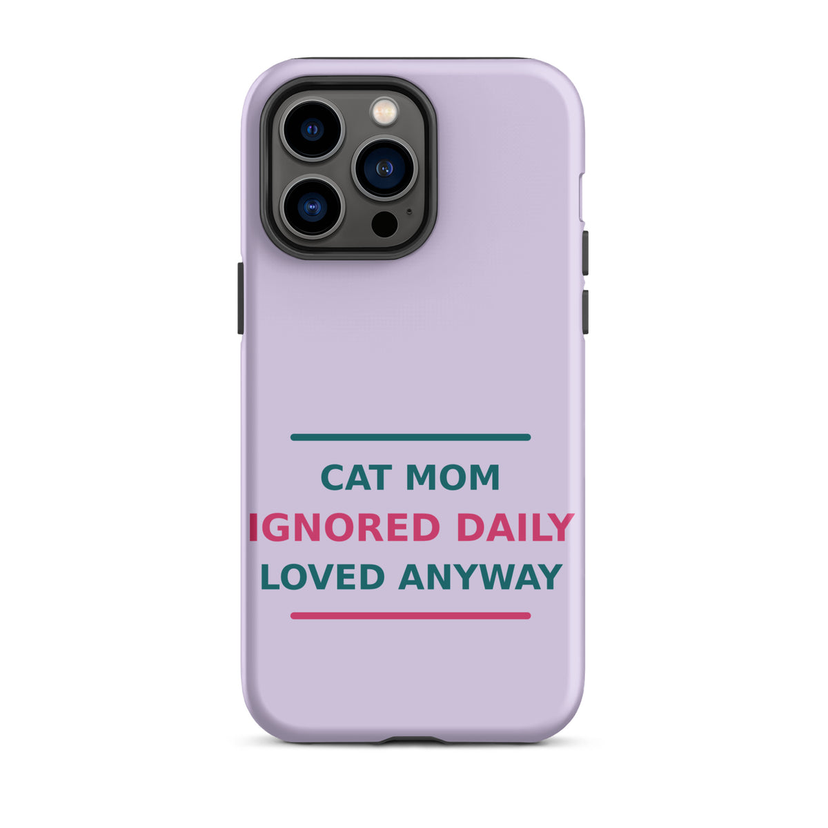 Powered By Coffee & Glitter Glue funny teacher iPhone case in Notebook Cream, front view