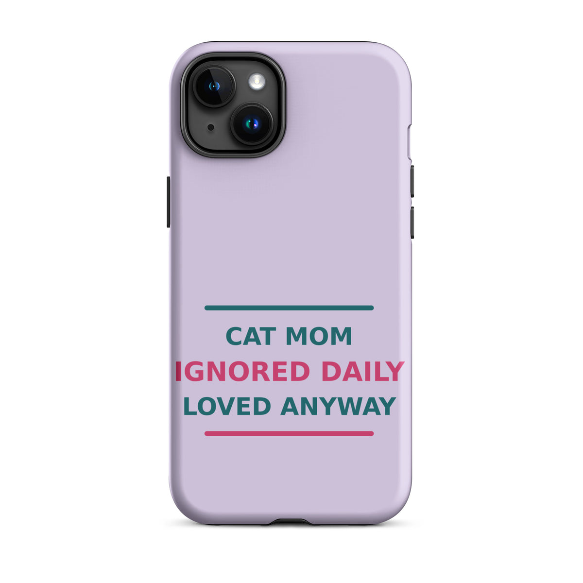 Teaching Is Easy, Said No One Ever funny teacher iPhone case in Notebook Cream, front view