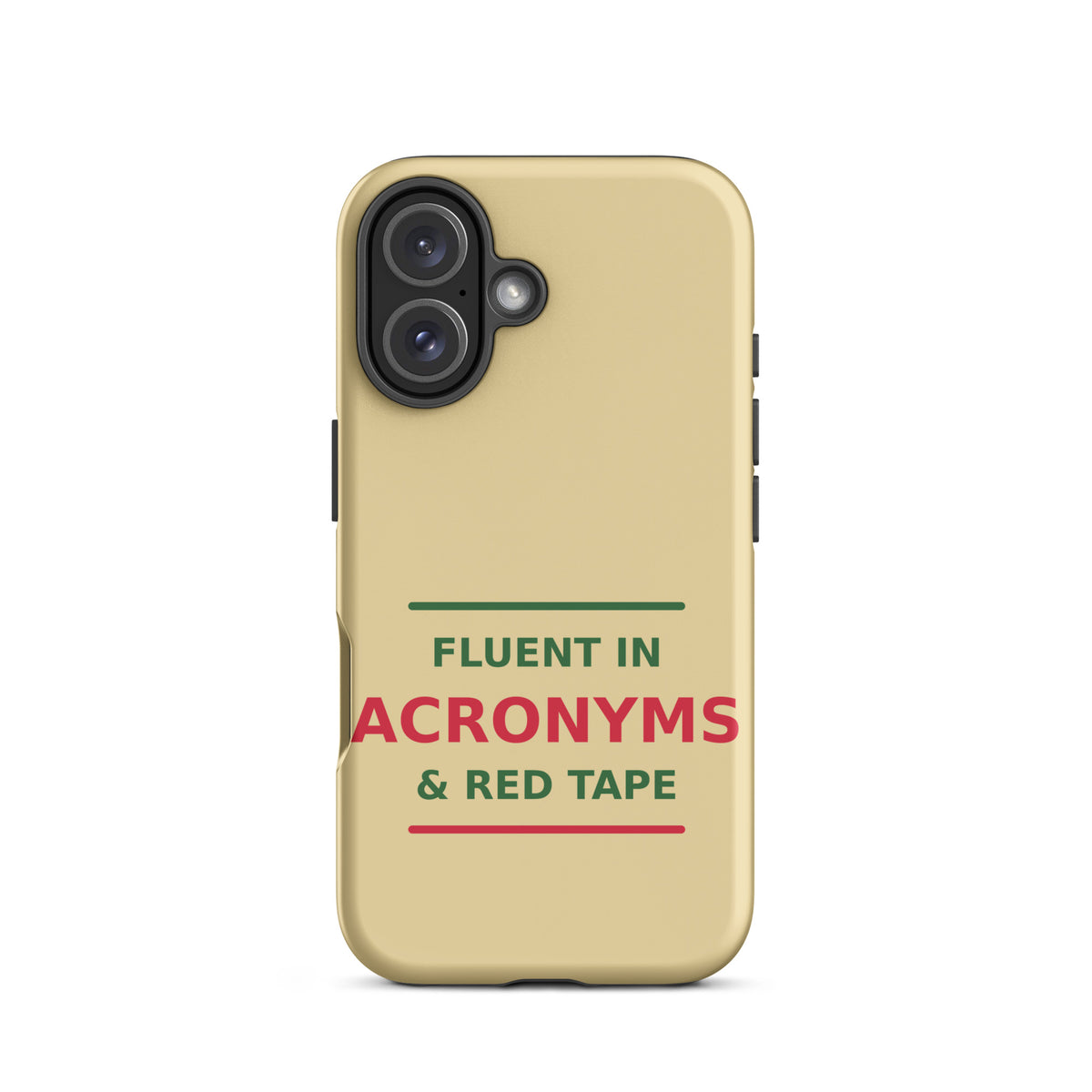 Fluent In Acronyms & Red Tape phone case in Manila by Little Laughs Co.