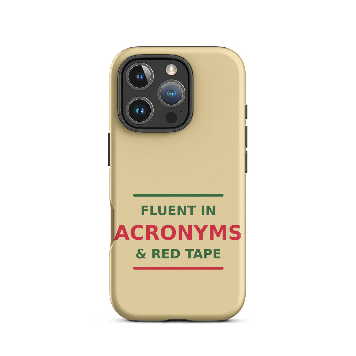 Fluent In Acronyms & Red Tape phone case in Manila by Little Laughs Co.