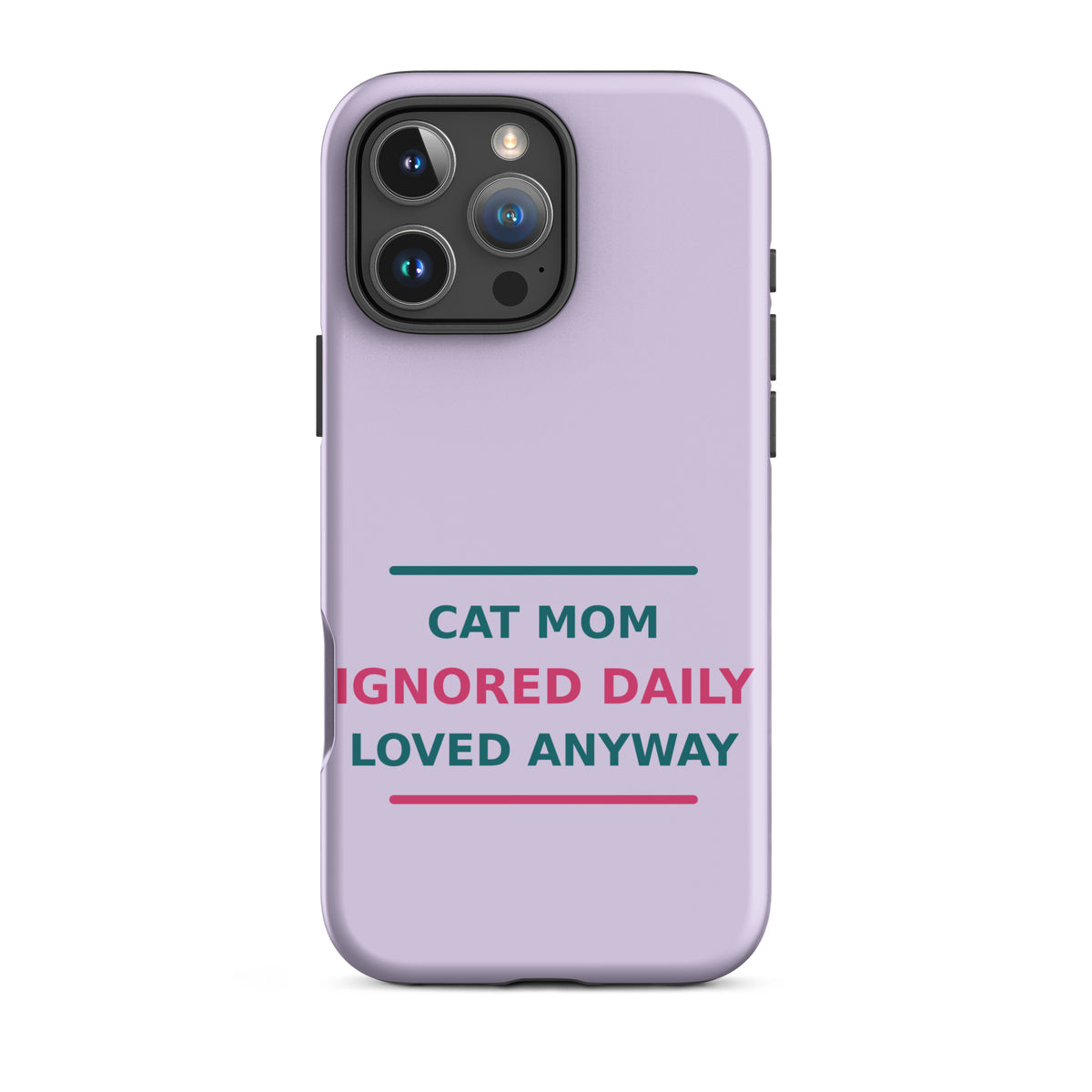 Powered By Coffee & Glitter Glue funny teacher iPhone case in Notebook Cream, front view