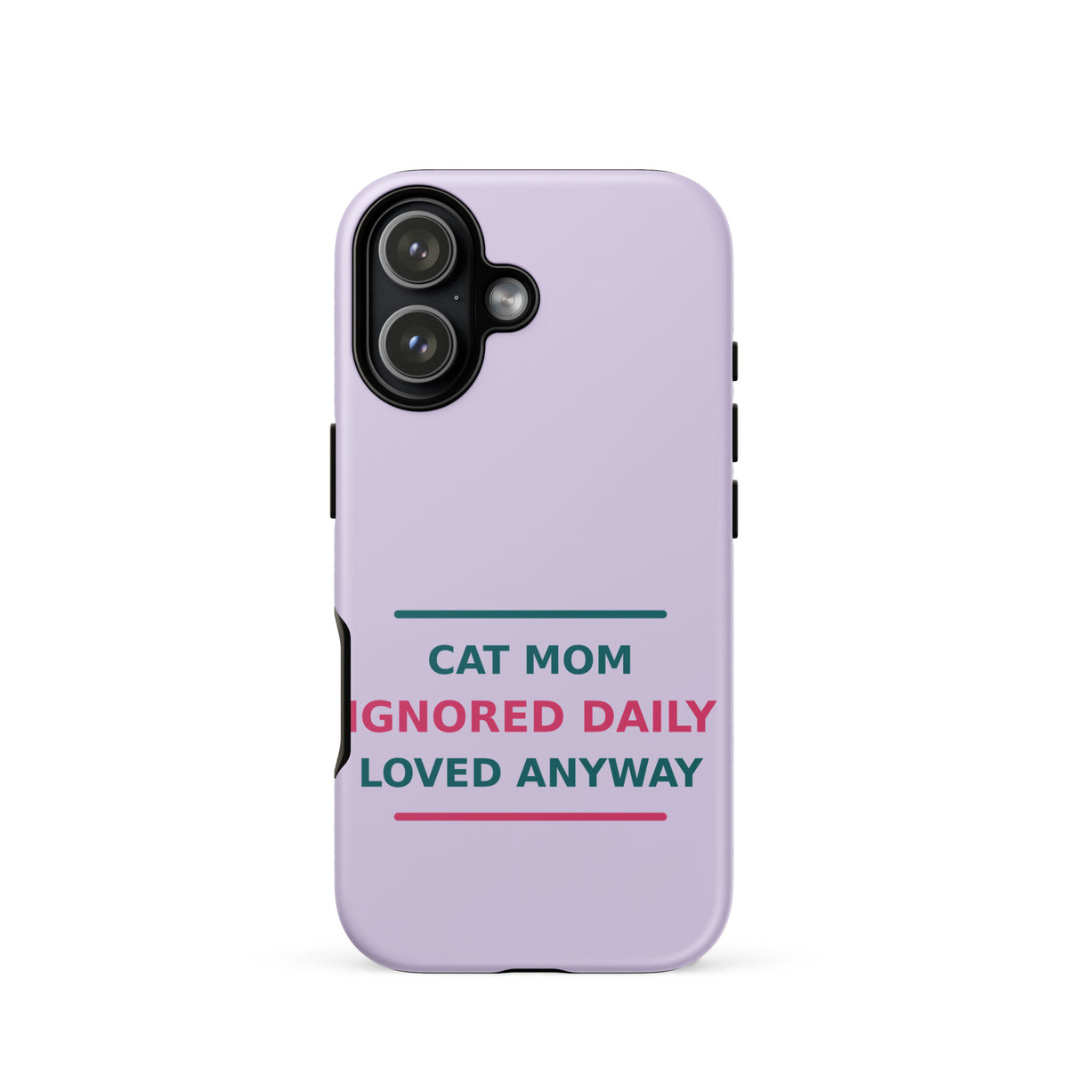 Teaching Is Easy, Said No One Ever funny teacher iPhone case in Notebook Cream, front view