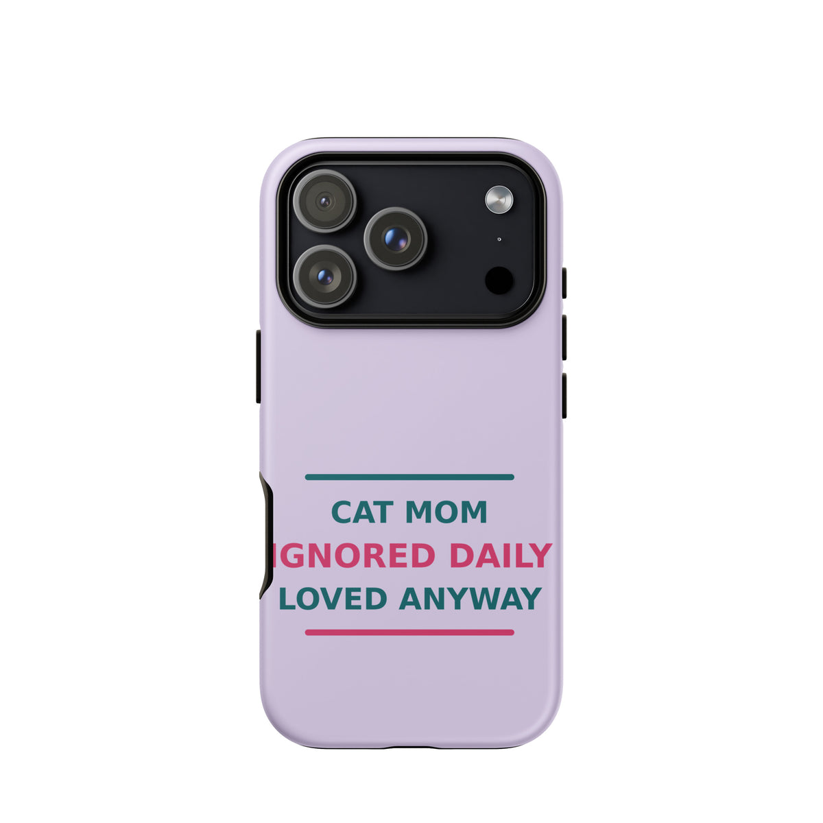 Powered By Coffee & Glitter Glue funny teacher iPhone case in Pencil Yellow, front view