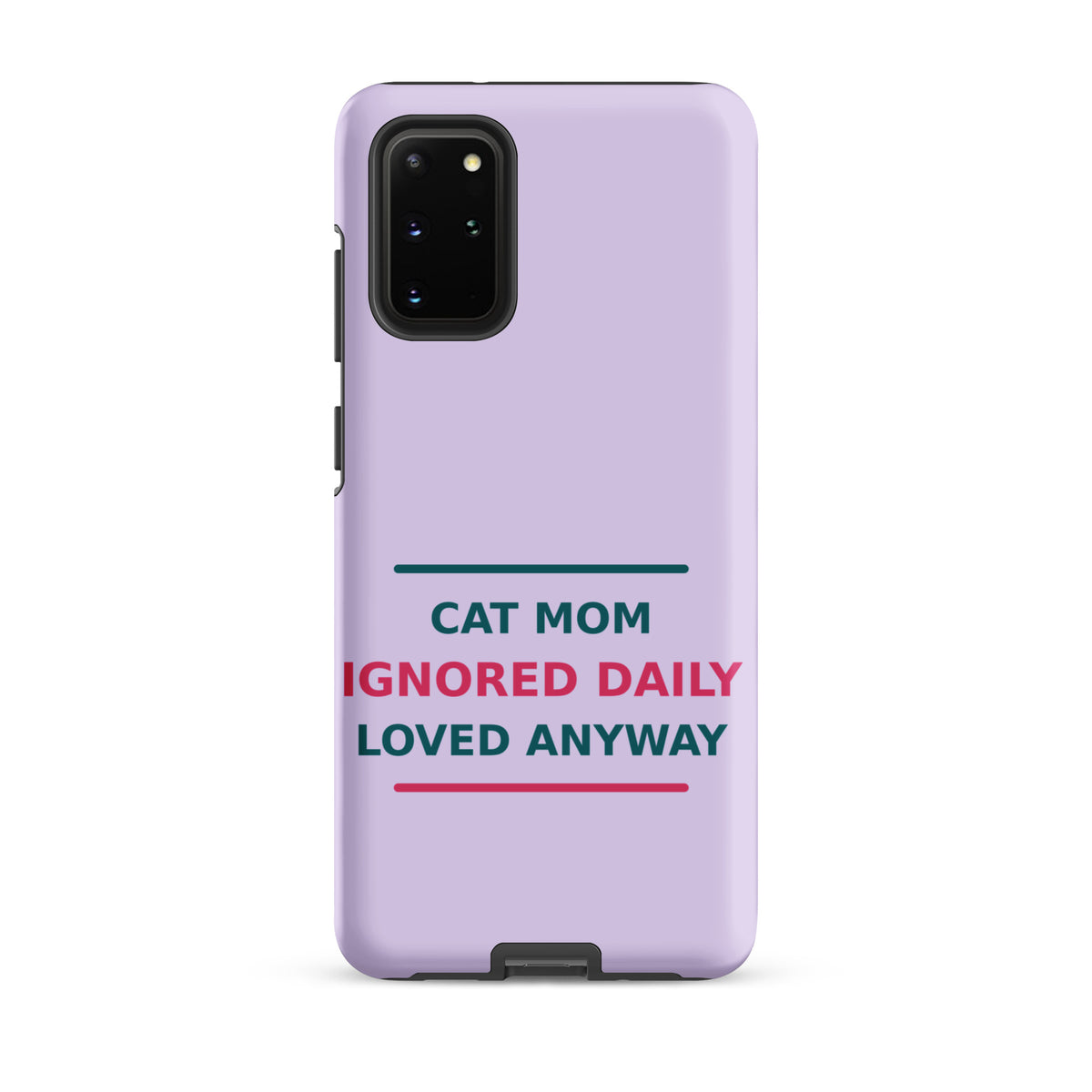 Powered By Coffee & Glitter Glue funny teacher Samsung case in Pencil Yellow, front view