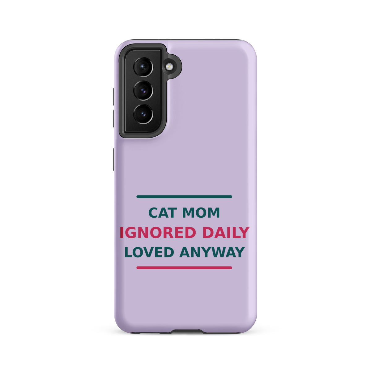 Teaching Is Easy, Said No One Ever funny teacher Samsung case in Chalkboard, front view