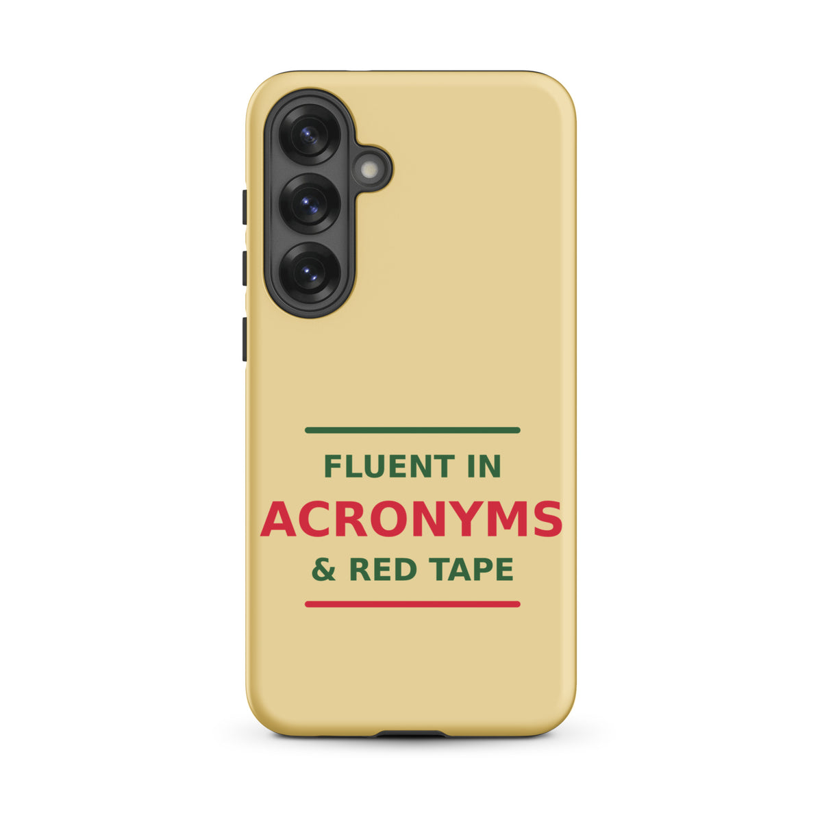 Fluent In Acronyms & Red Tape phone case in Manila by Little Laughs Co.