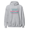 Cat Mom: Ignored Daily, Loved Anyway hoodie in Sport Grey by Little Laughs Co.