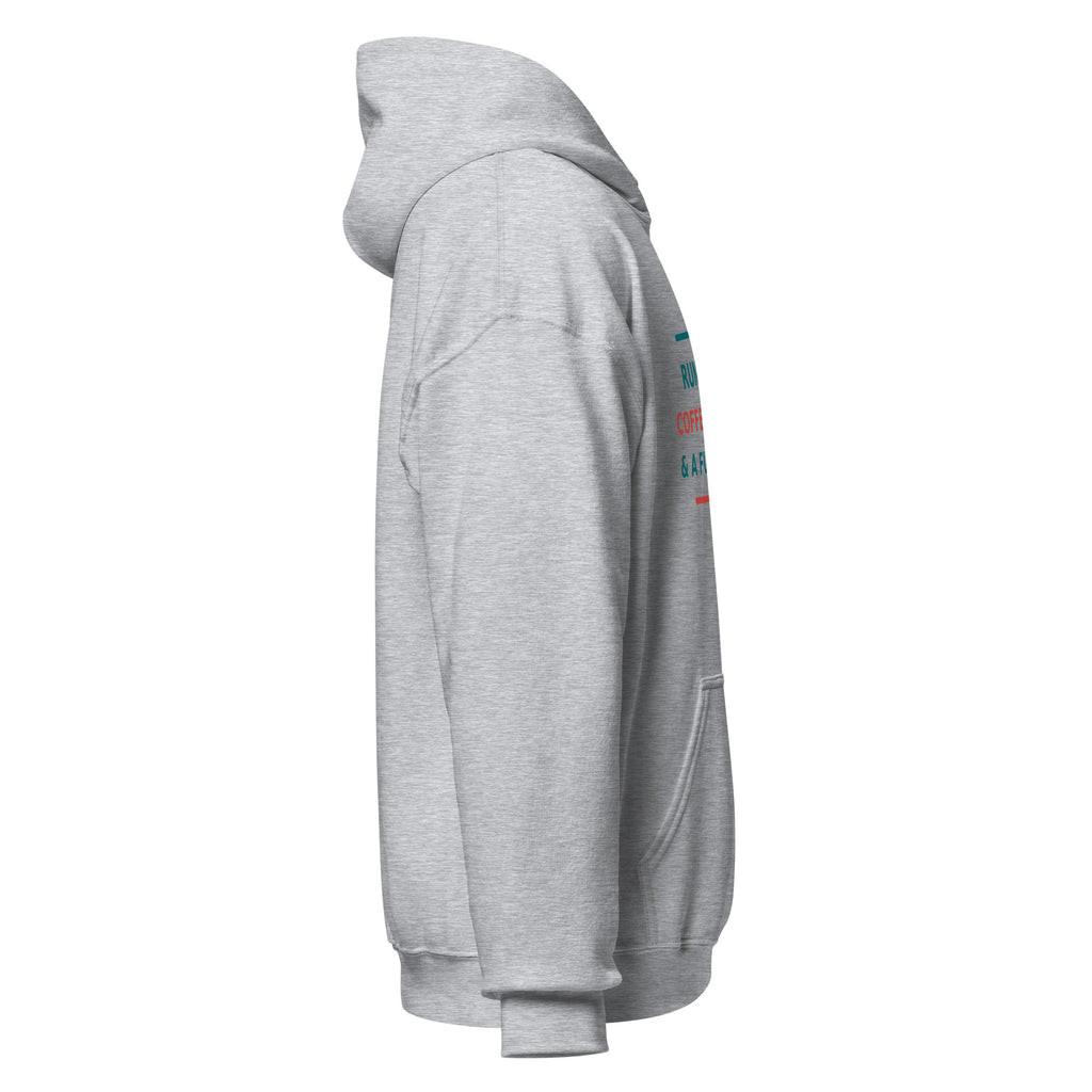 Running On Coffee, Charting & A Full Bladder hoodie by Little Laughs Co.