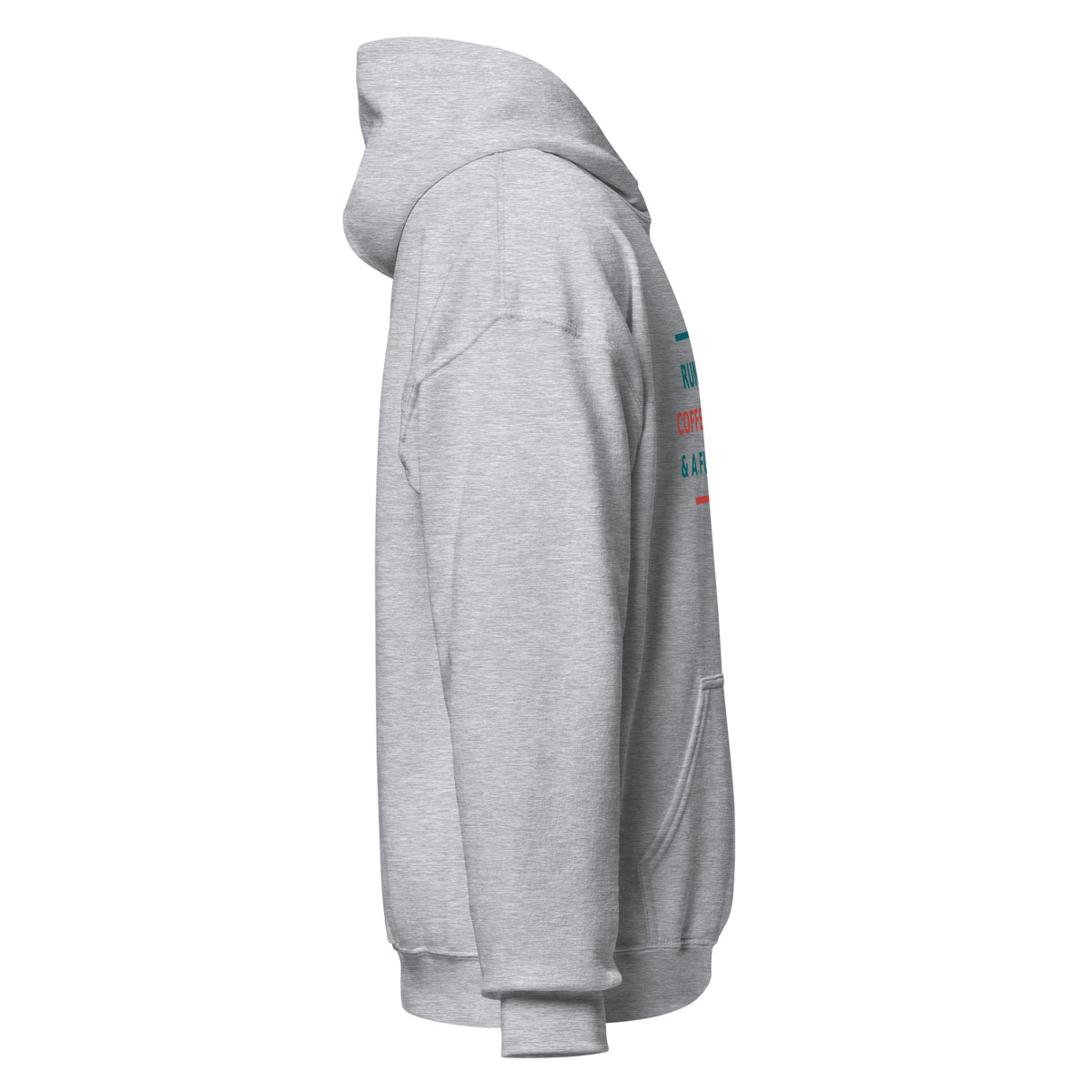 Running On Coffee, Charting & A Full Bladder hoodie by Little Laughs Co.