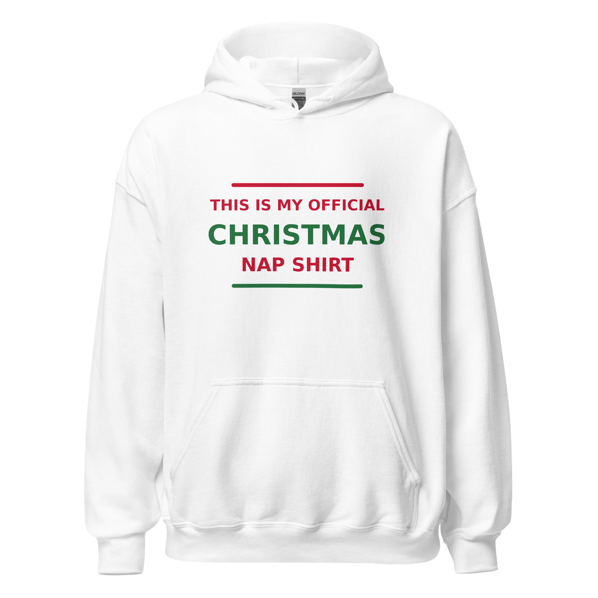 This Is My Official Christmas Nap hoodie in White by Little Laughs Co.