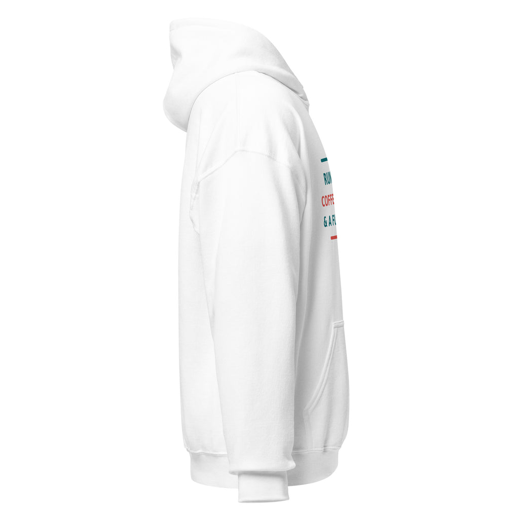 Running On Coffee, Charting & A Full Bladder hoodie by Little Laughs Co.