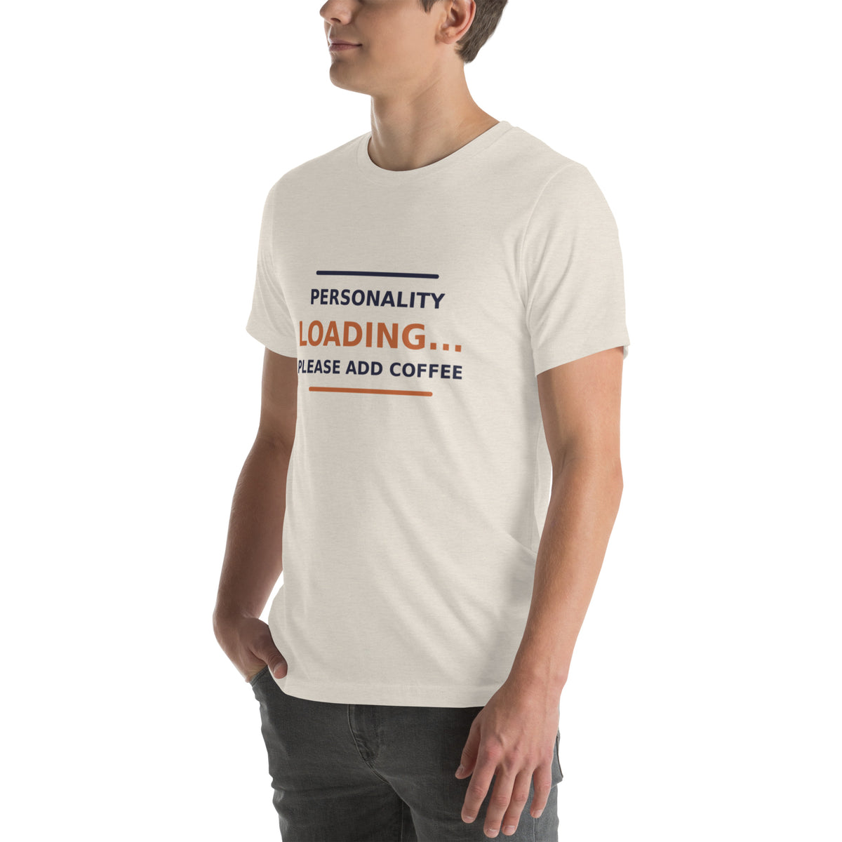 Personality Loading... Please Add Coffee T-shirt by Little Laughs Co.