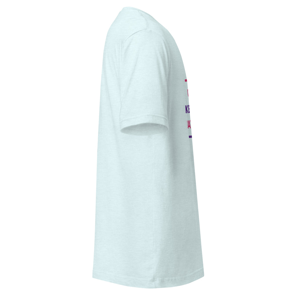 Grandma: Like A Mom, Only Way More Fun funny grandma t-shirt in Heather Ice Blue, right side view