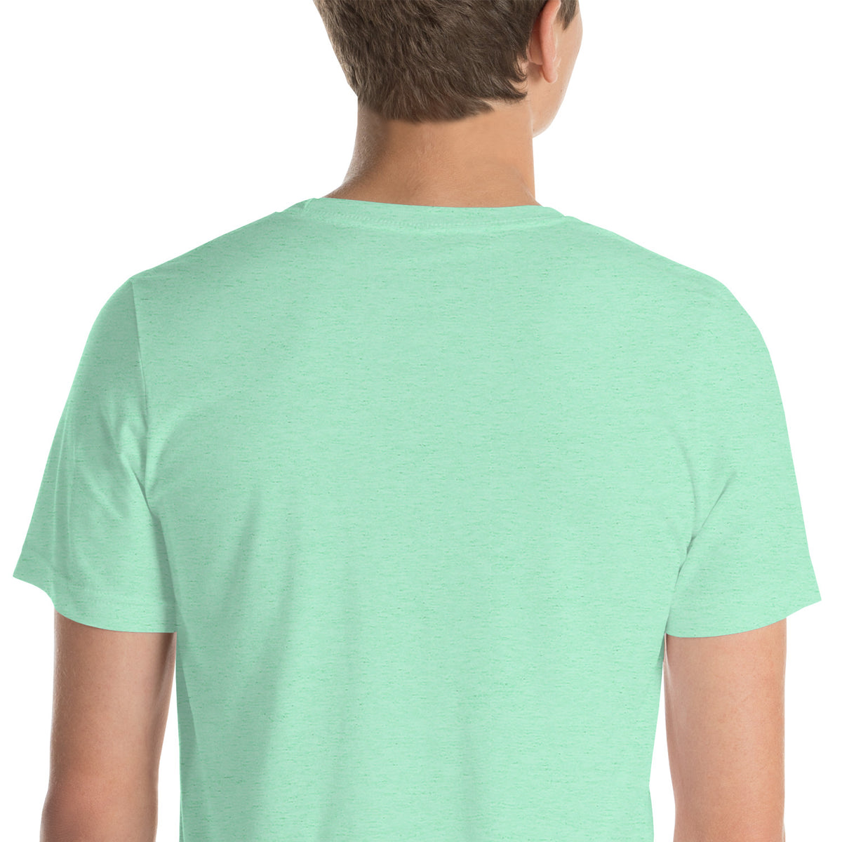 Running On Coffee, Charting & A Full Bladder funny nurse t-shirt in Heather Mint, close-up