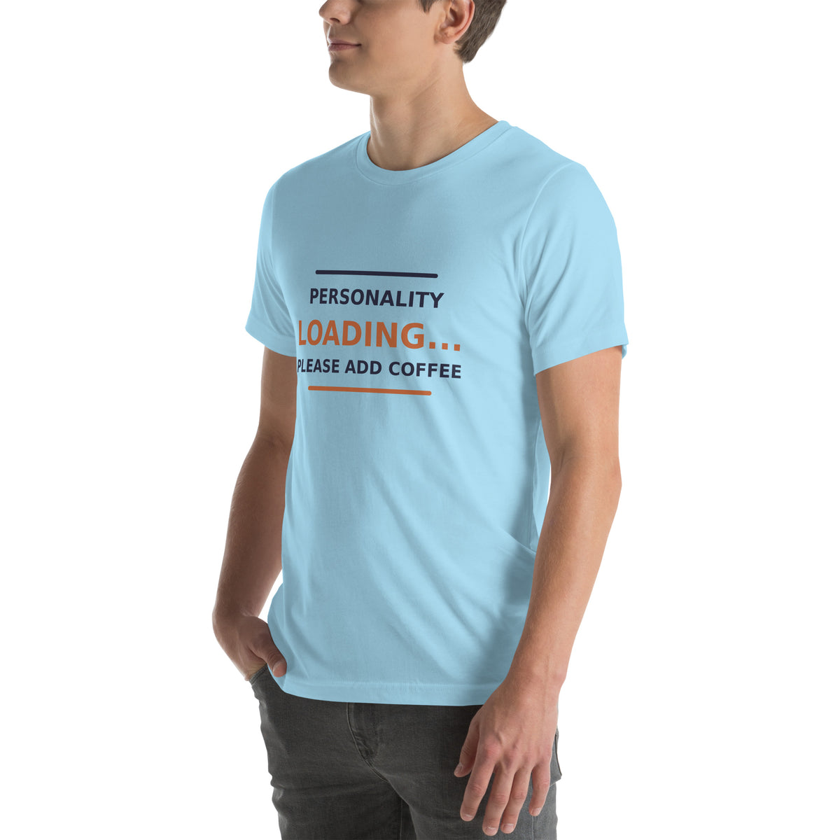 Personality Loading... Please Add Coffee T-shirt by Little Laughs Co.