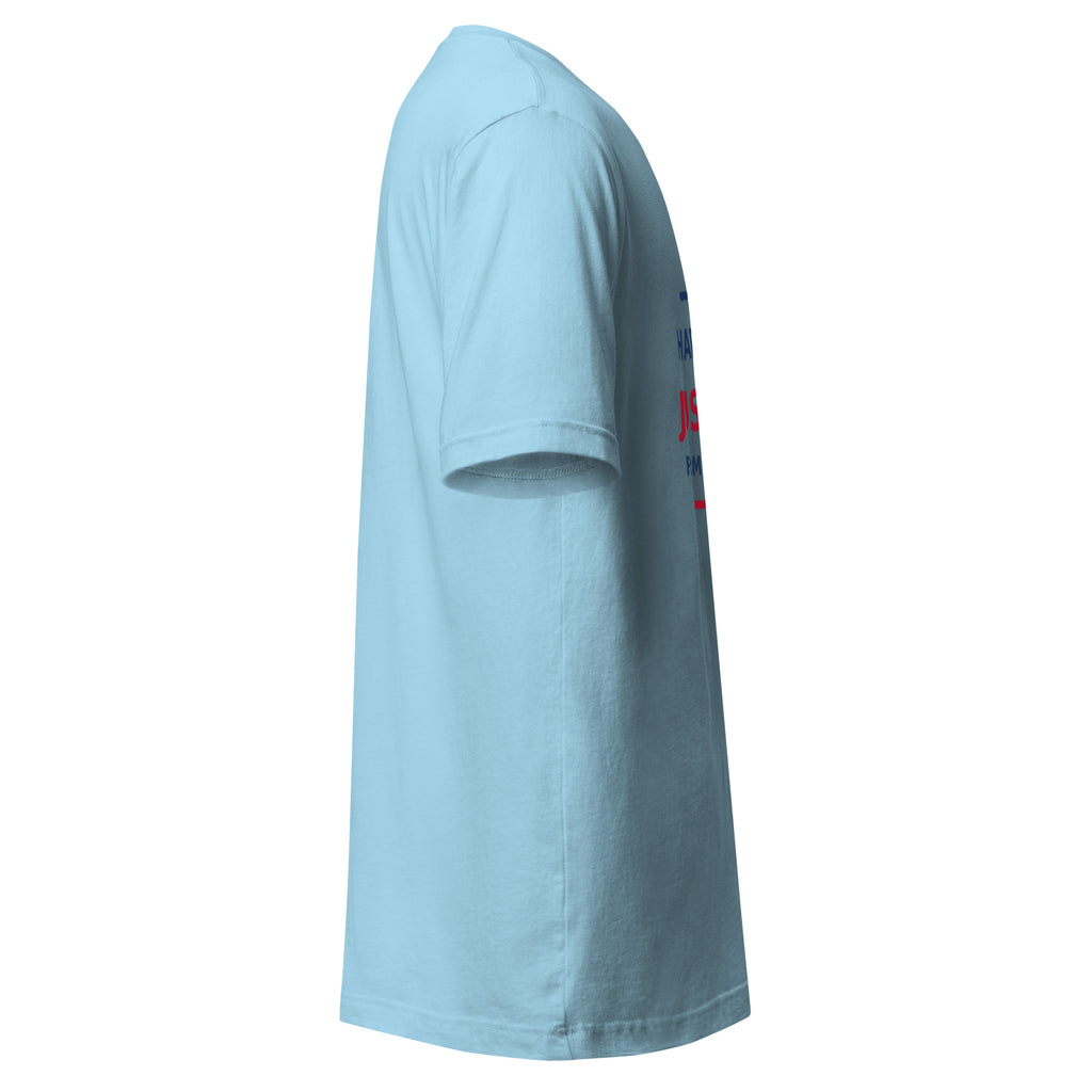 Just Submit Form 12-C In Triplicate funny coworker t-shirt in Ocean Blue, right side view