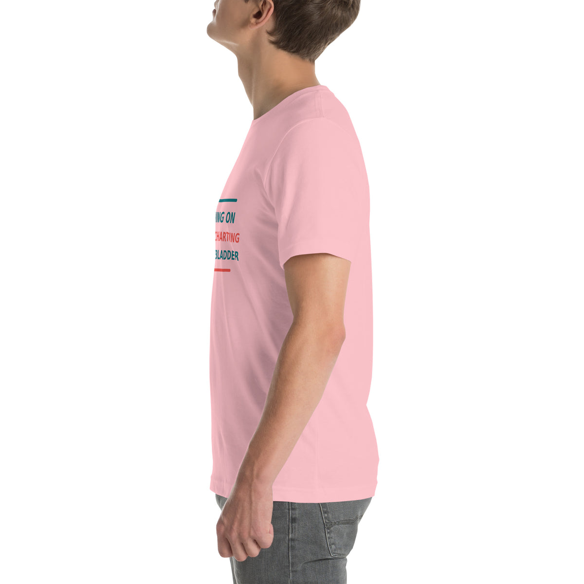 Running On Coffee, Charting & A Full Bladder T-shirt by Little Laughs Co.