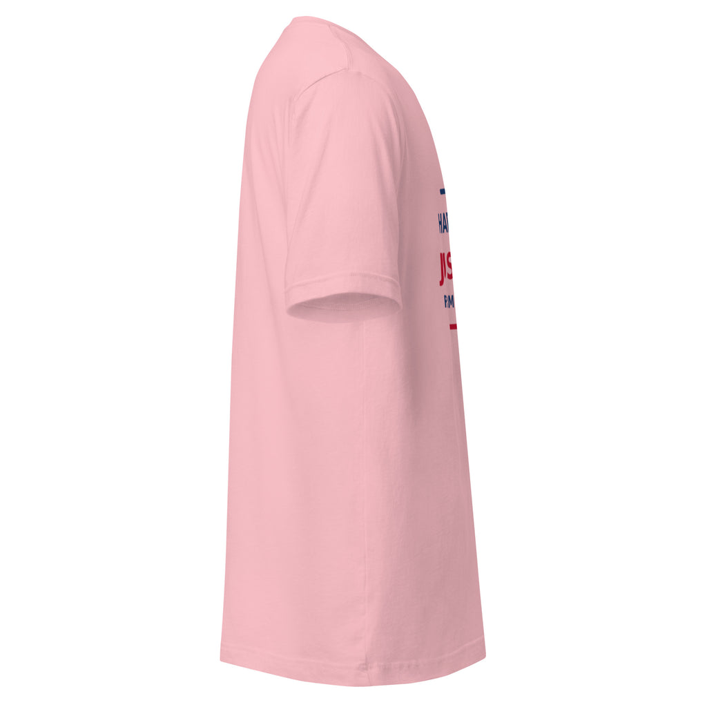 Just Submit Form 12-C In Triplicate funny coworker t-shirt in Pink, right side view