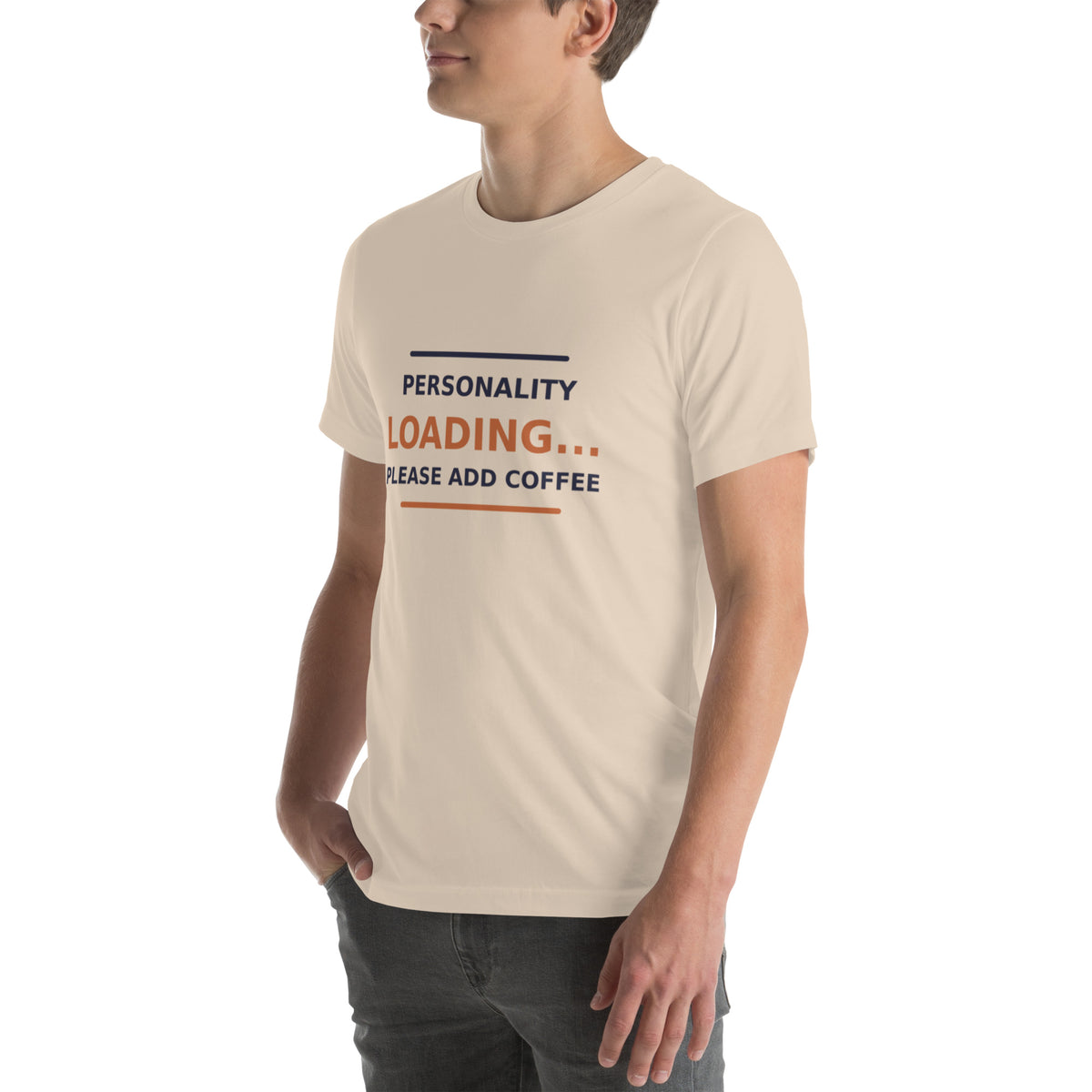 Personality Loading... Please Add Coffee T-shirt by Little Laughs Co.