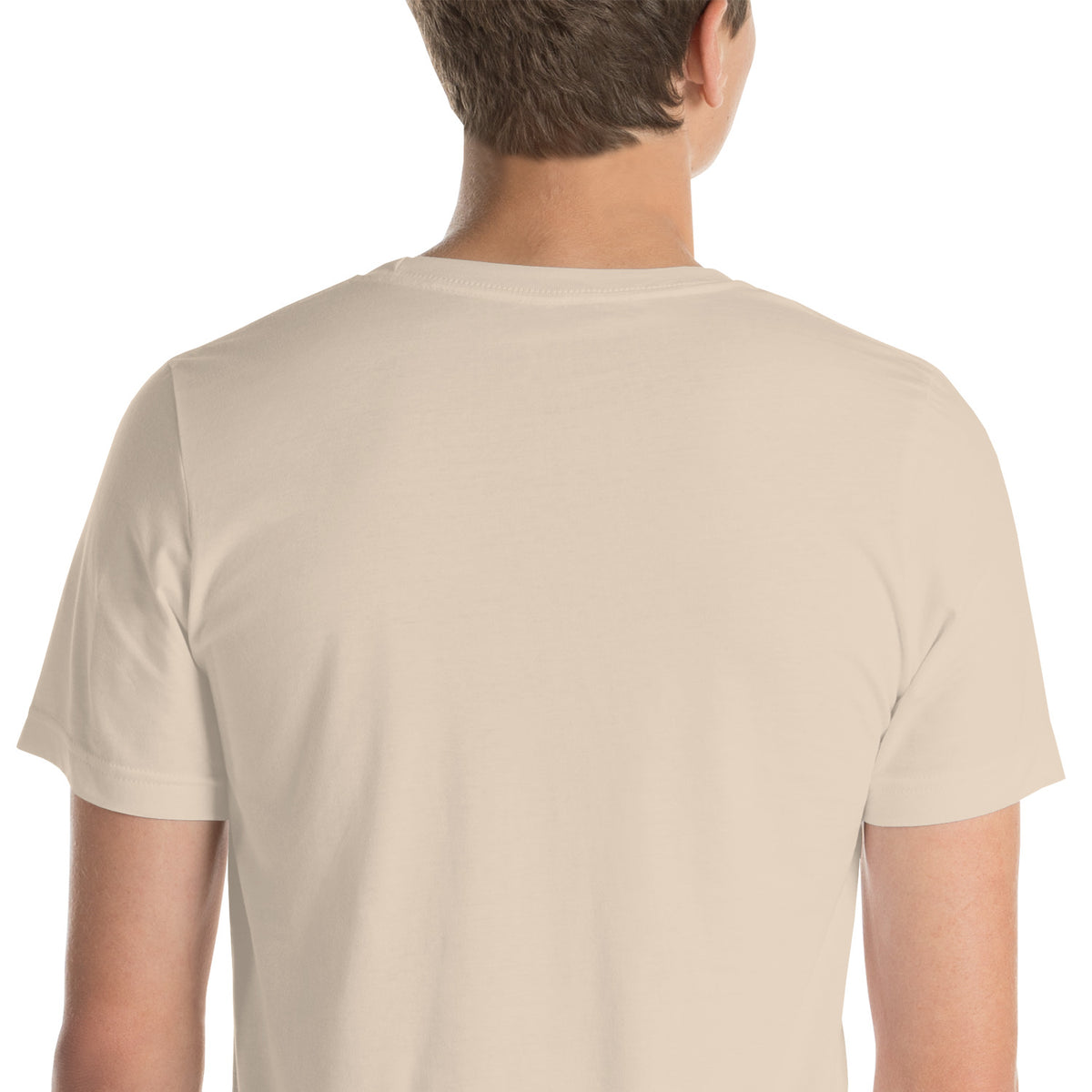Speaking Hours Begin After Cup Two coffee lover t-shirt in Soft Cream, close-up