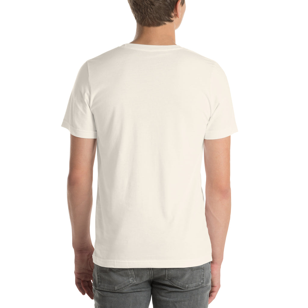 Speaking Hours Begin After Cup Two coffee lover t-shirt in Vintage White, back view