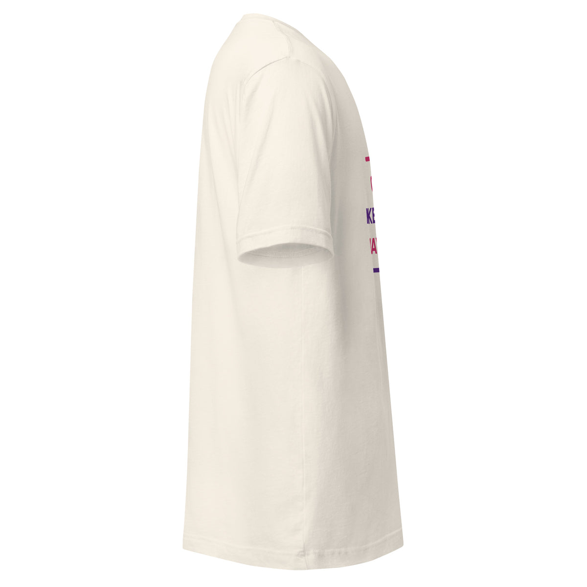 Grandma: Like A Mom, Only Way More Fun funny grandma t-shirt in Vintage White, right side view