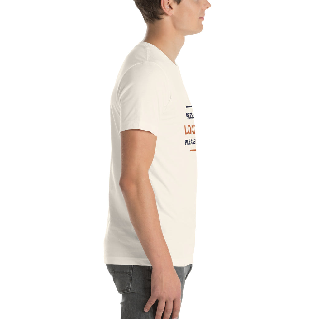 Personality Loading... Please Add Coffee coffee lover t-shirt in Vintage White, right side view
