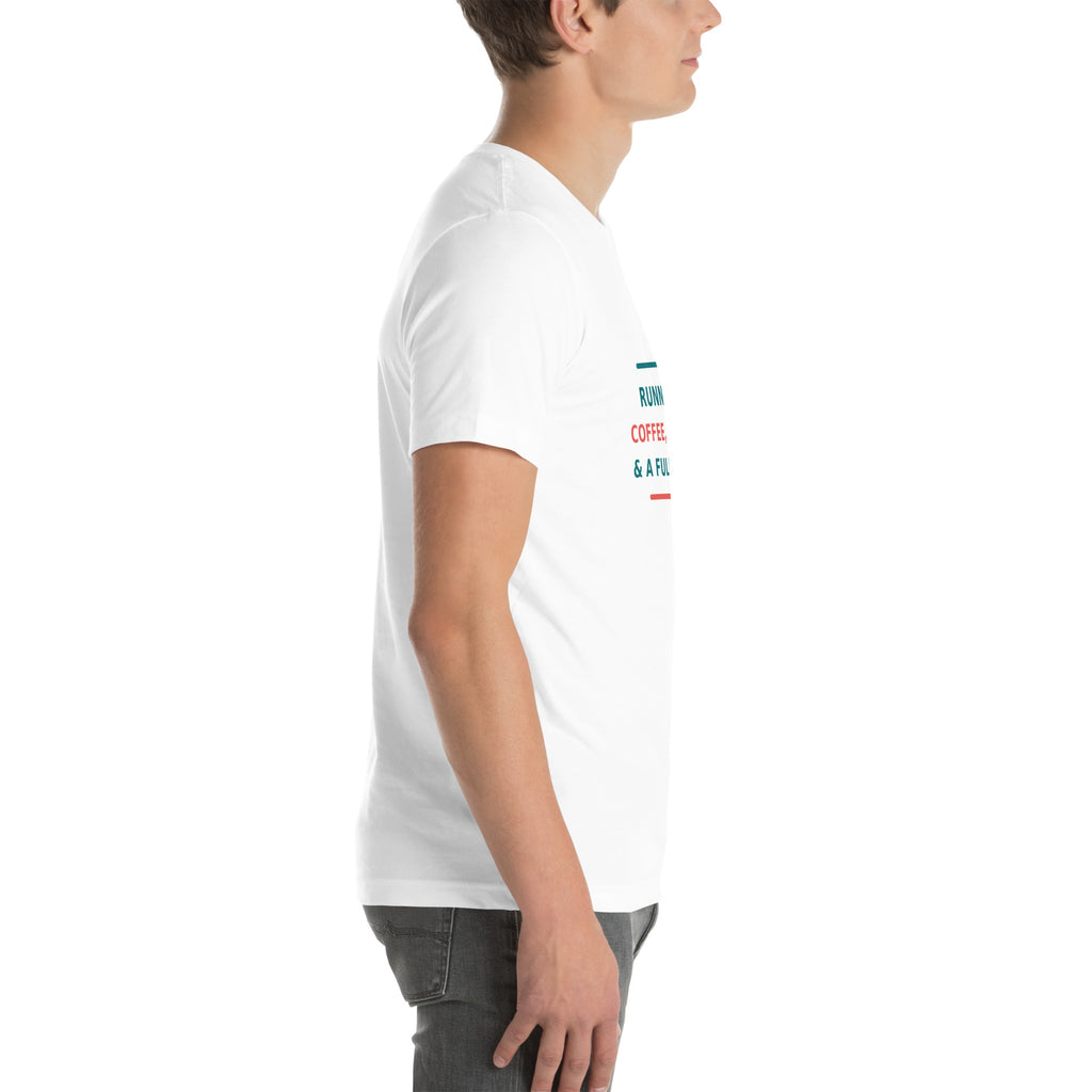Running On Coffee, Charting & A Full Bladder T-shirt by Little Laughs Co.