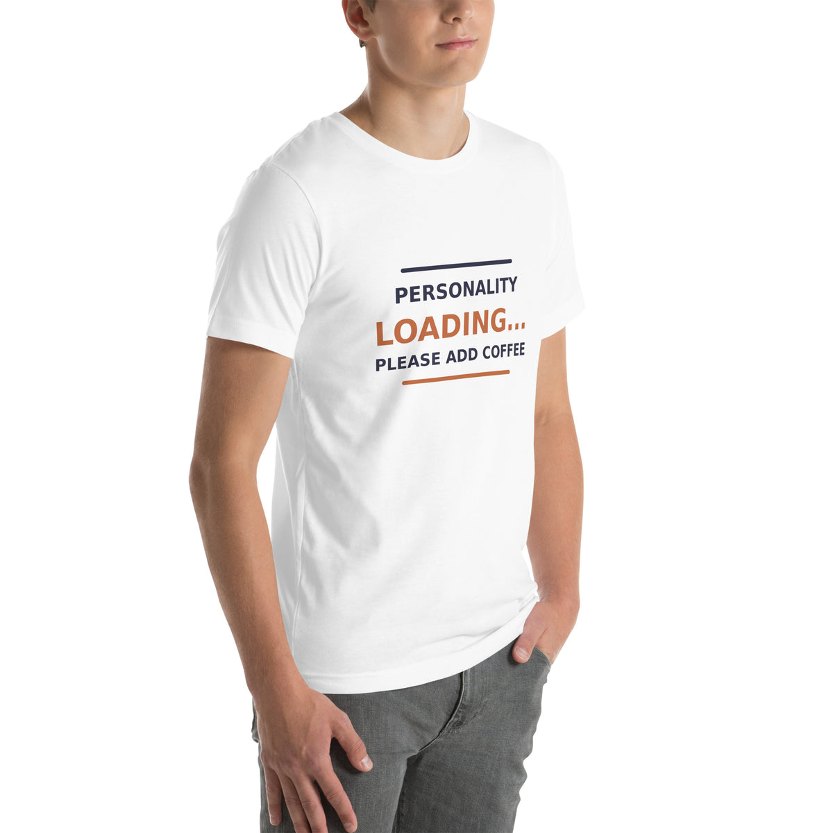 Personality Loading... Please Add Coffee T-shirt by Little Laughs Co.
