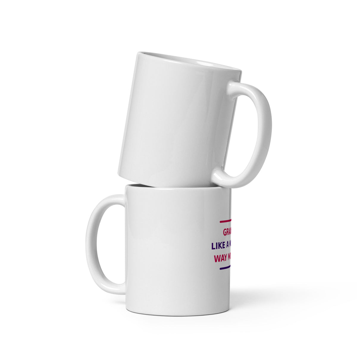 Grandma: Like A Mom, Only Way More Fun funny grandma coffee mug, front view