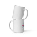 Cat Mom: Ignored Daily, Loved Anyway cat mom coffee mug, front view