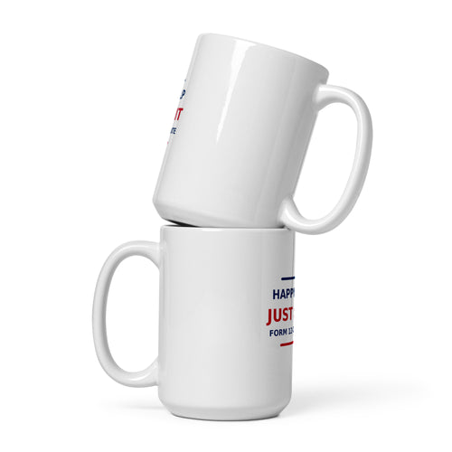 Just Submit Form 12-C In Triplicate funny coworker coffee mug, front view
