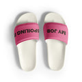 Spoiling Is My Job funny grandma women's slides, front view